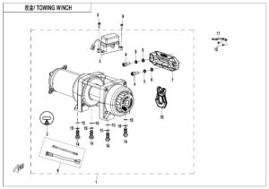 F15-2 TOWING WINCH(WITHOUT WINCH CONTROL SWITCH)