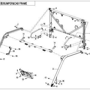 F23-V2 BUMPER @^ CAB FRAME
