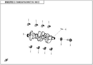 E04-2 CRANKSHAFT @^ CONNECTING ROD (2)