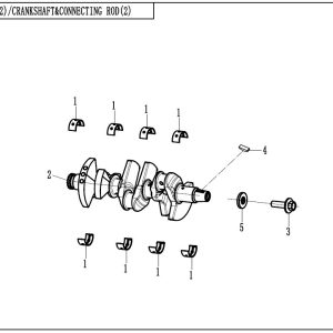 E04-2 CRANKSHAFT @^ CONNECTING ROD (2)