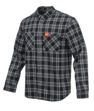 Košile GOES - kostka černá - 2XL