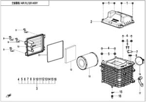 F41 AIR FILTER ASSY