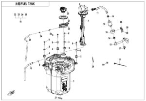 F12 FUEL TANK