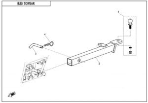 F40-A TOWBAR(PIN SHAFT CONNECTION )
