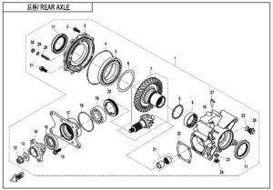 F33-V2 REAR AXLE