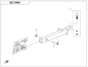 F40-B TOWBAR(BLOT CONNECTION)