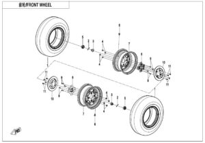 F07-B FRONT WHEEL(STEEL)