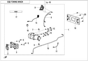 F15-2-A-V1 TOWING WINCH(WIRE ROPE)