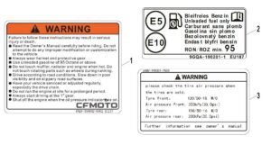 F19-1 WARNING DECAL