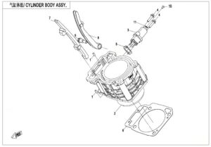 E02-3 CYLINDER BODY ASSY.
