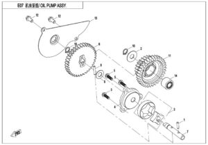 E07 OIL PUMP ASSY