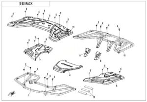 F14-A RACK(PLASTIC)