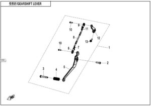 F03-3 GEARSHIFT LEVER